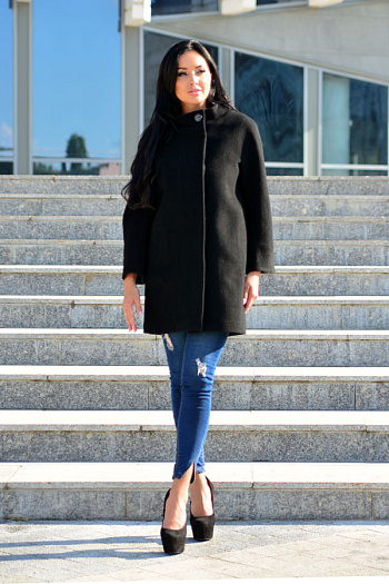 3 Пальто 19301  (черный) 