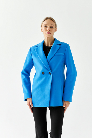 8 Пальто женское демисезонное 26860 (электрик)