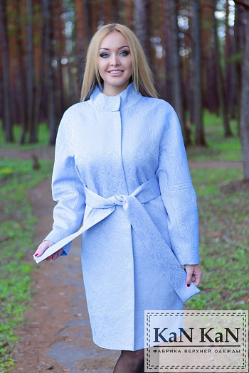 3 Летнее пальто 16-267  (голубой) 