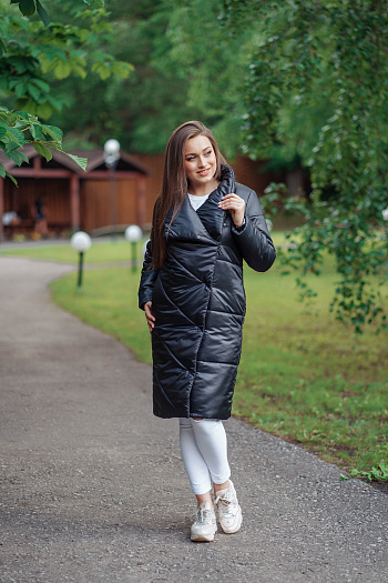 5 Куртка женская демисезонная 22320  (черный) 