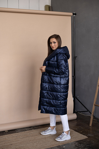 2 Куртка женская демисезонная 22910  (синий) 