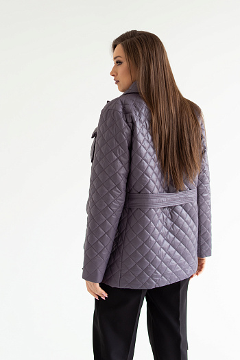 3 Куртка женская демисезонная 24230 (лиловый)