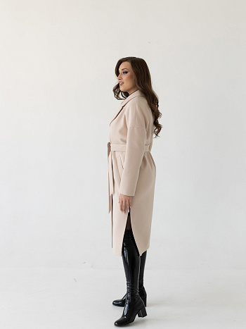 10 Пальто женское демисезонное 21820 (латте)