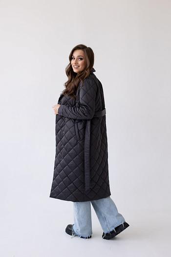 2 Куртка женская демисезонная 22810 (графит)