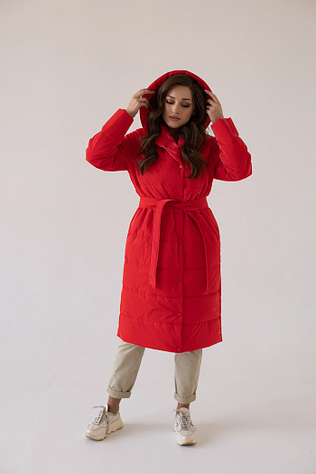 5 Куртка женская демисезонная 22910  (red) 
