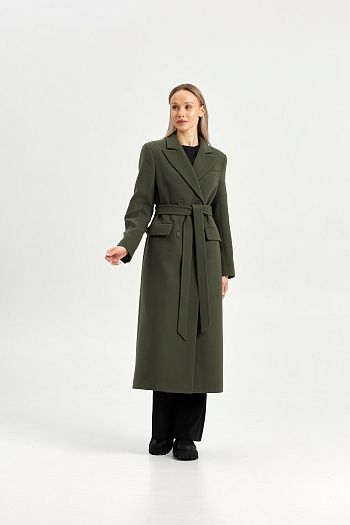 2 Пальто женское демисезонное 26895 (хаки)