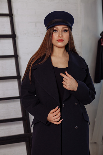 2 Пальто 20808  (синий) 