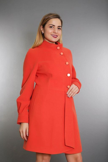 2 Пальто 21-022  (морковь) 