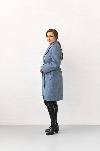 3 Пальто женское демисезонное 23220 (маренго)