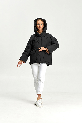 7 Куртка женская зимняя 26005 (черный)
