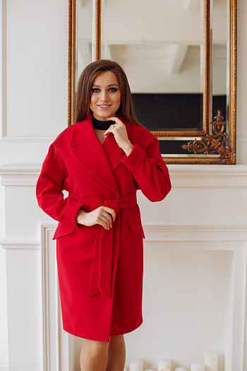 3 Пальто 20808  (красный) 