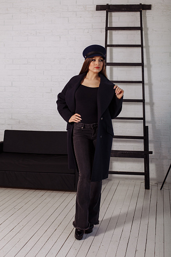 3 Пальто 20808  (синий) 