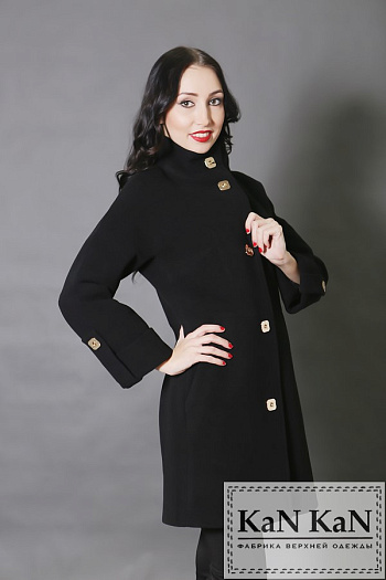 2 Пальто 1508-000  (черный) 