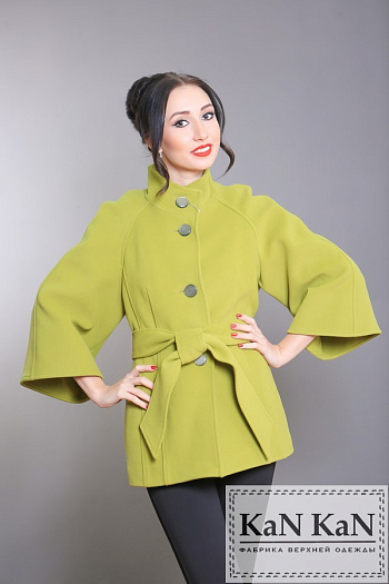 2 Пальто 15-101  (олива) 