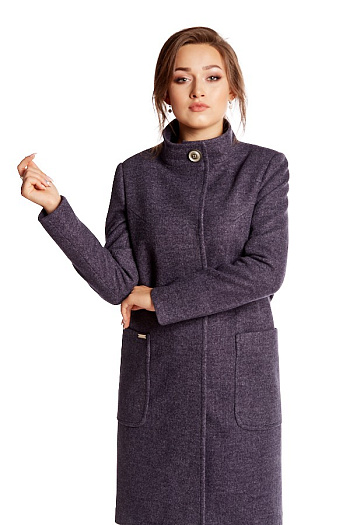 2 Пальто 20210  (темно-серый) 