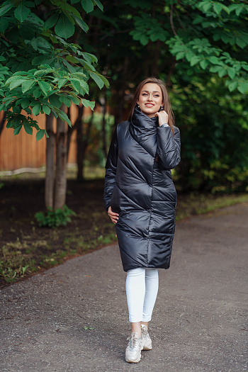 2 Куртка женская демисезонная 22320  (черный) 