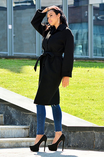 3 Пальто  18570  (черный) 