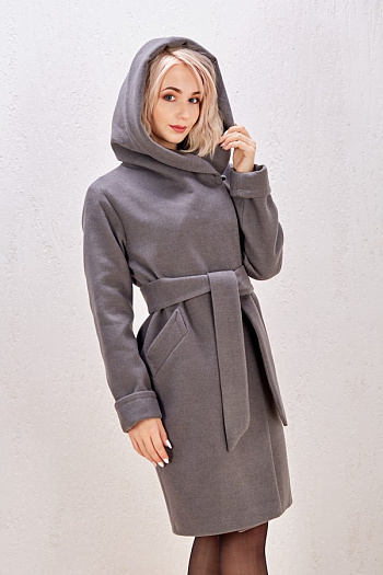 6 Пальто 18910  (серый) 