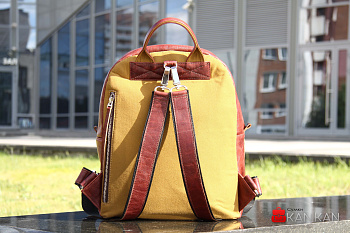 3 Рюкзак S0017Б горч.+пулл-ап