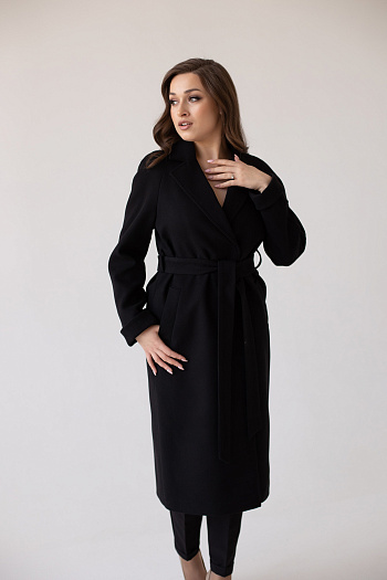 2 Пальто женское демисезонное 22555 (черный)