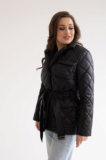 2 Куртка женская демисезонная 24230 (черный)