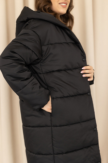 5 Куртка женская зимняя 23610 (черный 2)