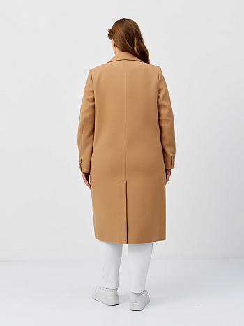 4 Пальто женское демисезонное 25775 (кэмел)