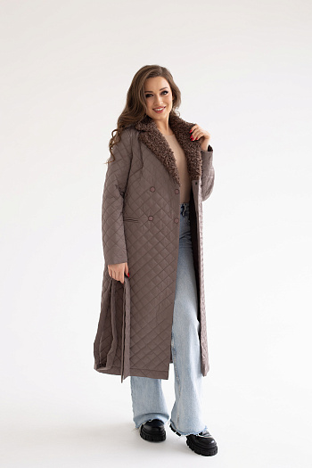 2 Куртка женская демисезонная 23985 (капучино)