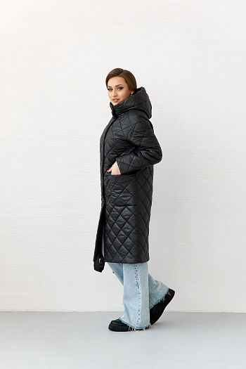 4 Куртка женская демисезонная 24111 (черный )
