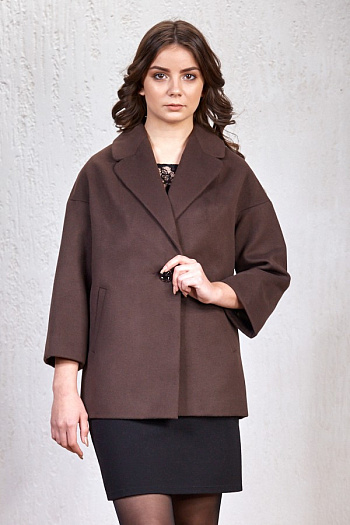 3 Пальто 18520  (шоколад) 