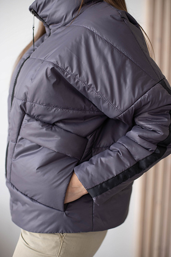 5 Куртка женская демисезонная 21750  (лиловый) 