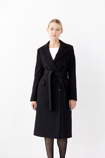 4 Пальто женское демисезонное 25775 (черный )