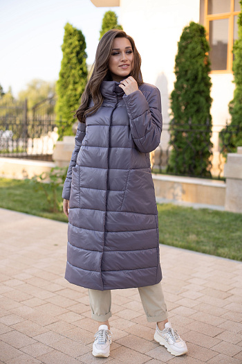 2 Куртка женская демисезонная 23600 (лиловый)