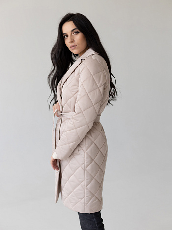 4 Куртка женская демисезонная 24830 (латте)