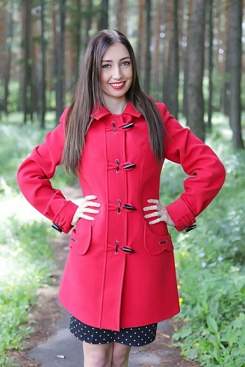 2 Пальто 12-3  (красный) 