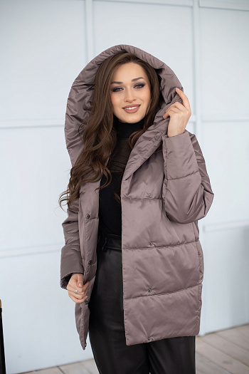 4 Куртка женская демисезонная 22260 (капучино)