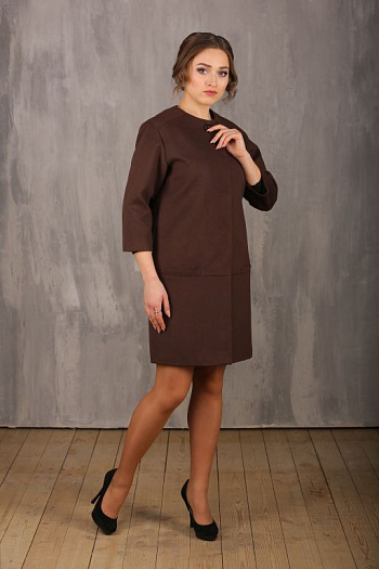 2 Пальто 18560  (шоколад) 