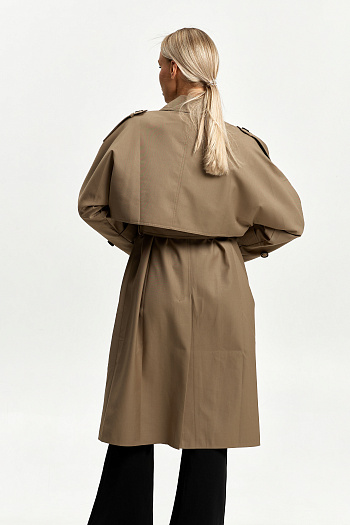 4 Плащ женский 2102 (хаки)