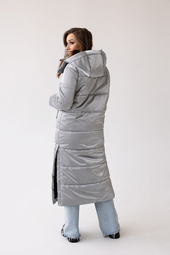 3 Куртка женская демисезонная 22650 (silver)