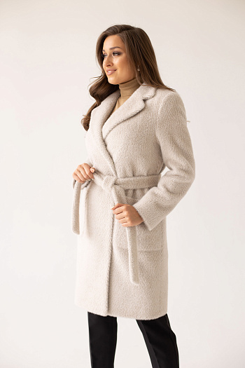4 Пальто женское демисезонное 23551 (beige)