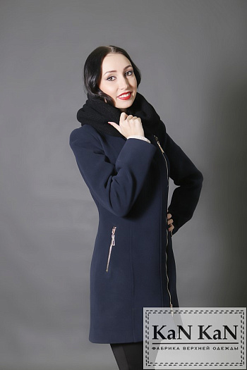 2 Пальто 865-741  (темно-синий) 