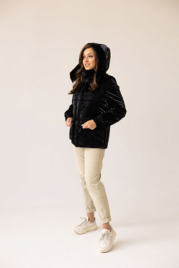 3 Куртка женская демисезонная 22670 (black)