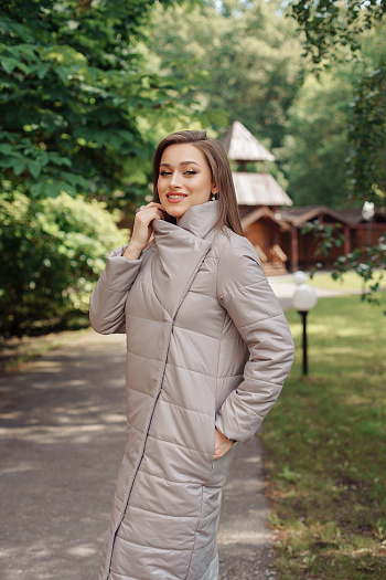 3 Куртка женская демисезонная 22370  (какао) 
