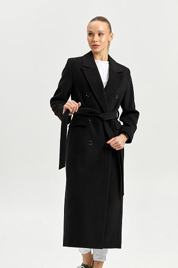 6 Пальто женское демисезонное 26326 (черный)