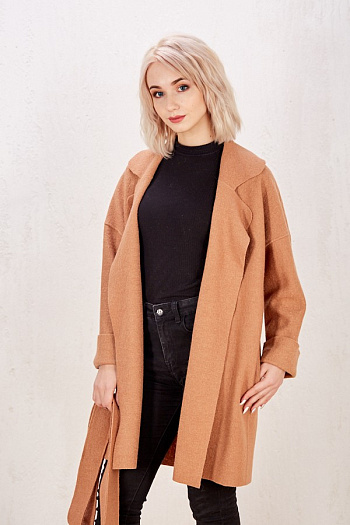 2 Пальто 19109 (кэмел)