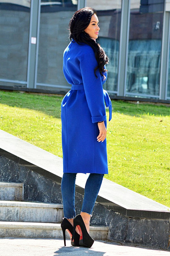 4 Пальто  18570  (василек) 