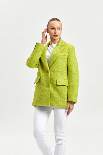 8 Пальто женское демисезонное 27100 лайм