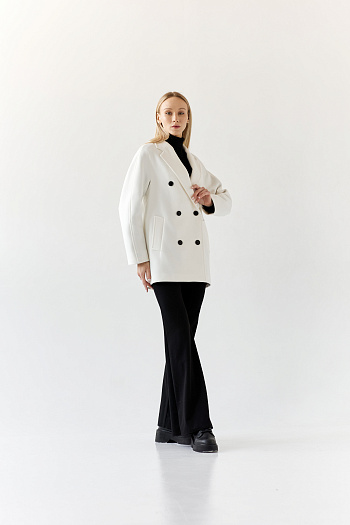 3 Пальто женское демисезонное 26200 (белый)