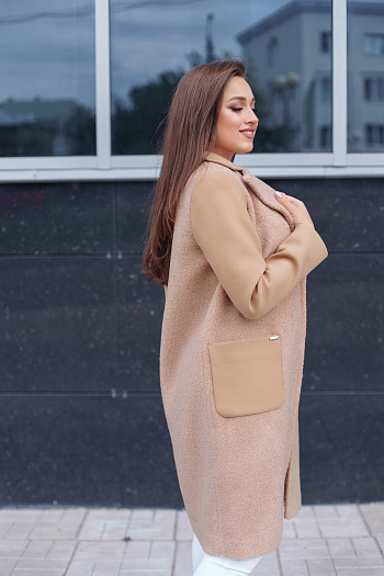 3 Пальто женское демисезонное 21500  (кэмел) 