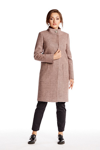 2 Пальто 20210  (розовый меланж) 